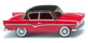 Wiking 018001 - H0 - Borgward Arabella - karminrot/schwarz